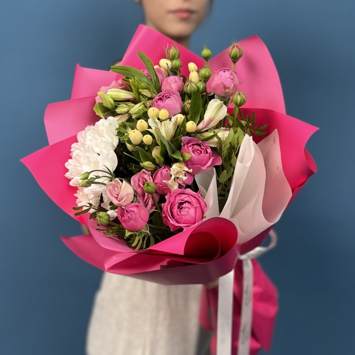 Маленький Букет Розовый восторг