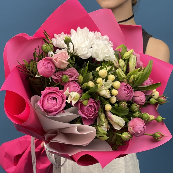Маленький Букет Розовый восторг