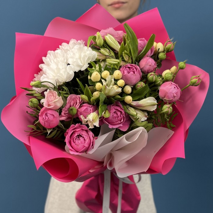 Маленький Букет Розовый восторг