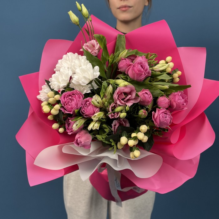 Средний Букет Розовый восторг
