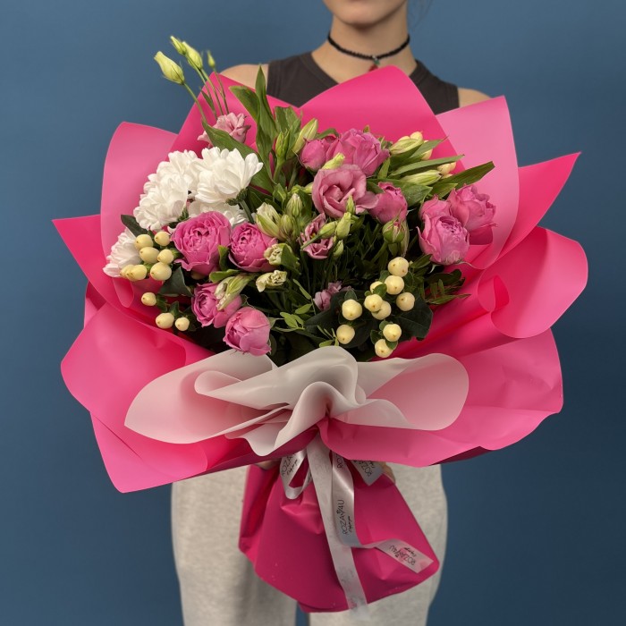 Средний Букет Розовый восторг