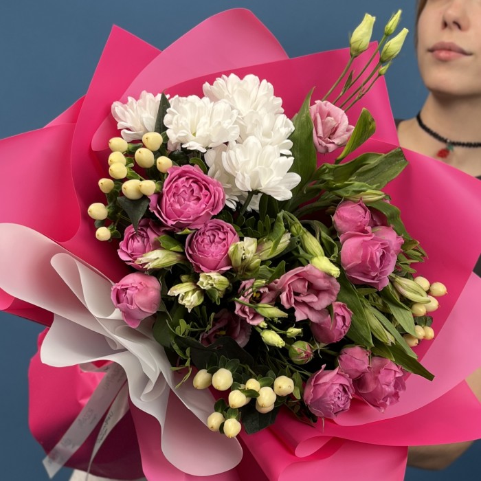 Средний Букет Розовый восторг