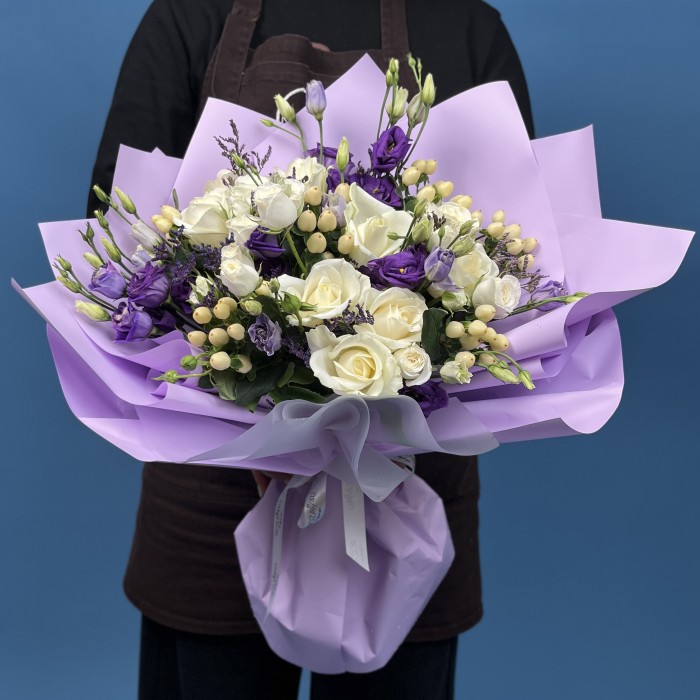 Большой Букет Нежное Сияние