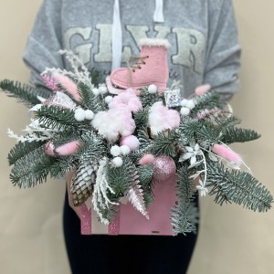 Букет дня в коробке гармония красок