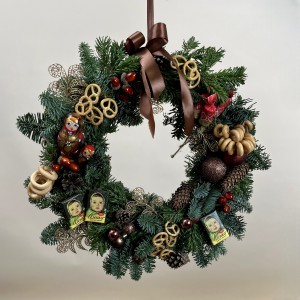 Рождественский венок Русская Зима