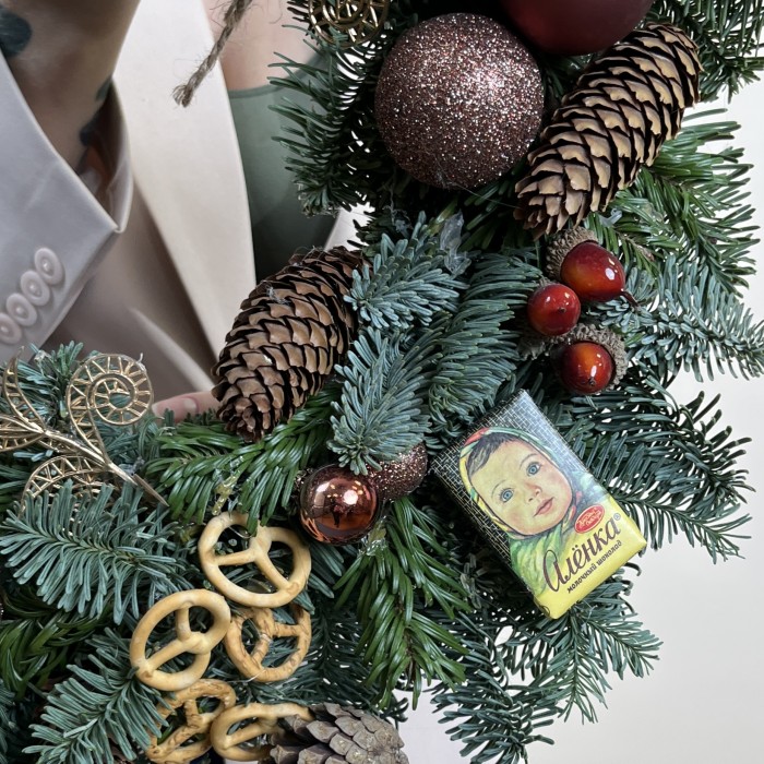 Рождественский венок Русская Зима