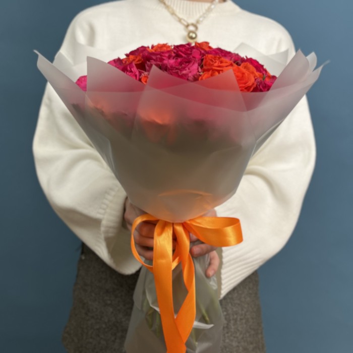 51 яркая роза Тутти-Фрутти