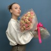 51 роз розовый микс