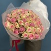 51 роз розовый микс