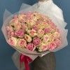 51 роз розовый микс