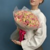 51 роз розовый микс