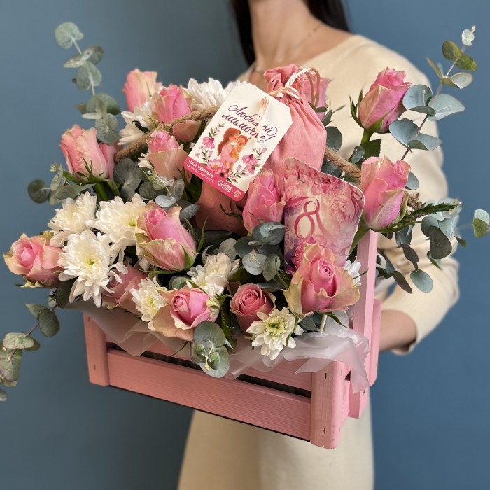 Композиция с 8 марта Любимая мамочка