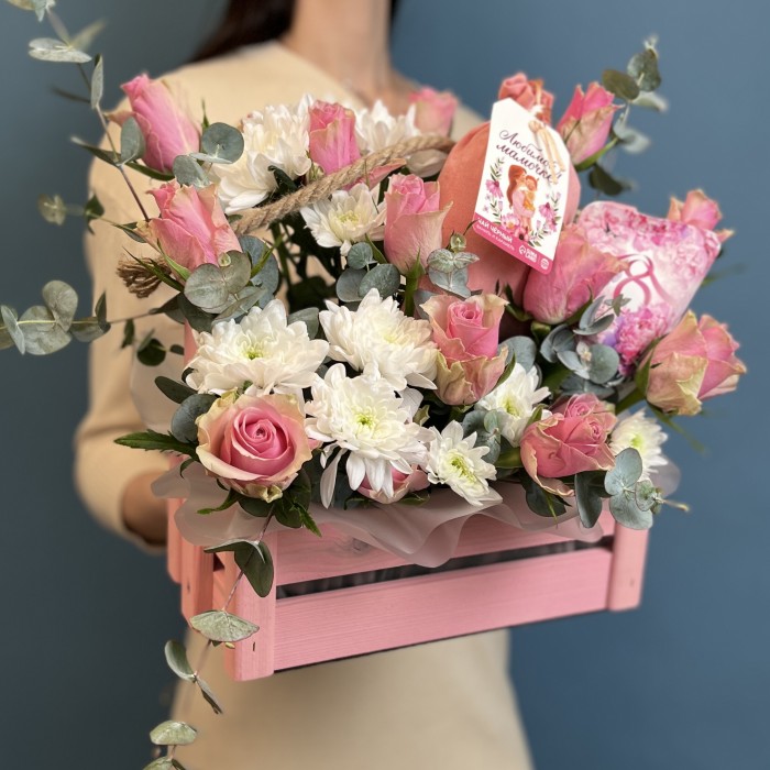 Композиция с 8 марта Любимая мамочка