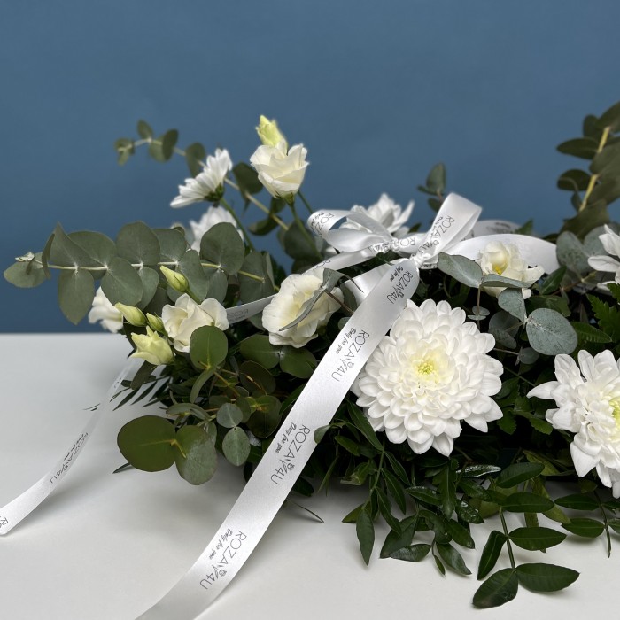 Настольная композиция Белое кружево