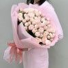 15 кустовых пионовидных роз Розовый Бомбастик 50 см