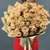 25 кустовых пионовидных роз Джентл трендсеттер 50 см