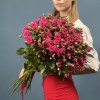 25 кустовых роз Глория 70 см