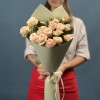 3 кустовые пионовидные розы Джентл Трендсеттер 50 см