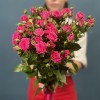 5 кустовых роз Глория 70 см