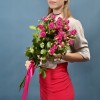 7 кустовых роз Глория 70 см
