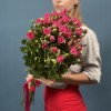 9 кустовых роз Глория 70 см
