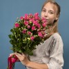 9 кустовых роз Глория 70 см