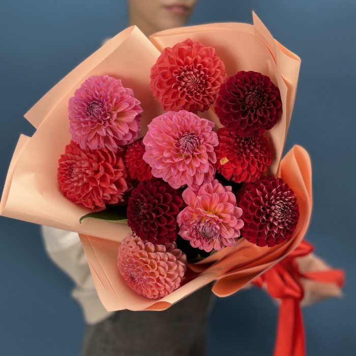 11 георгинов огненный MIX