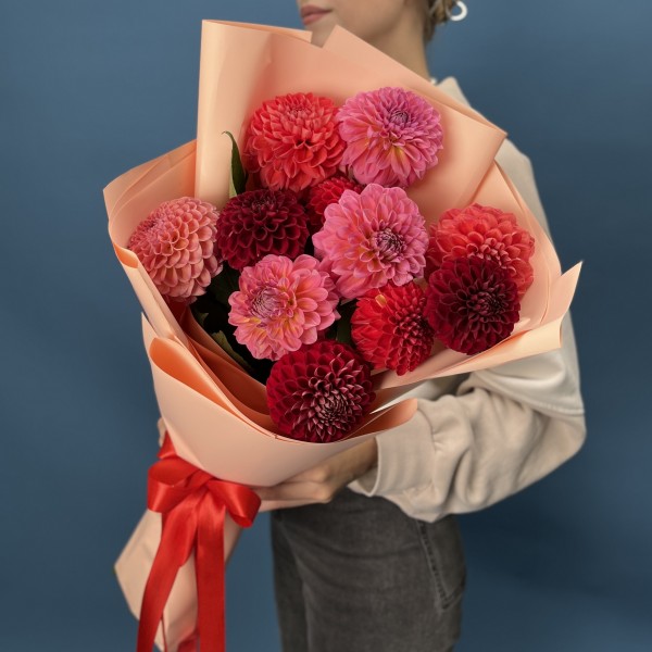 11 георгинов огненный MIX