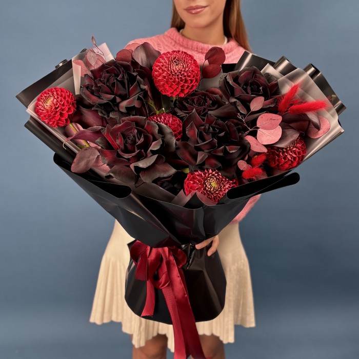 Авторский букет женщина вамп