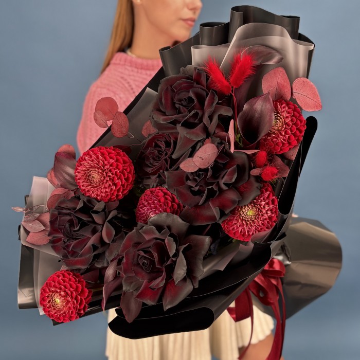 Авторский букет женщина вамп