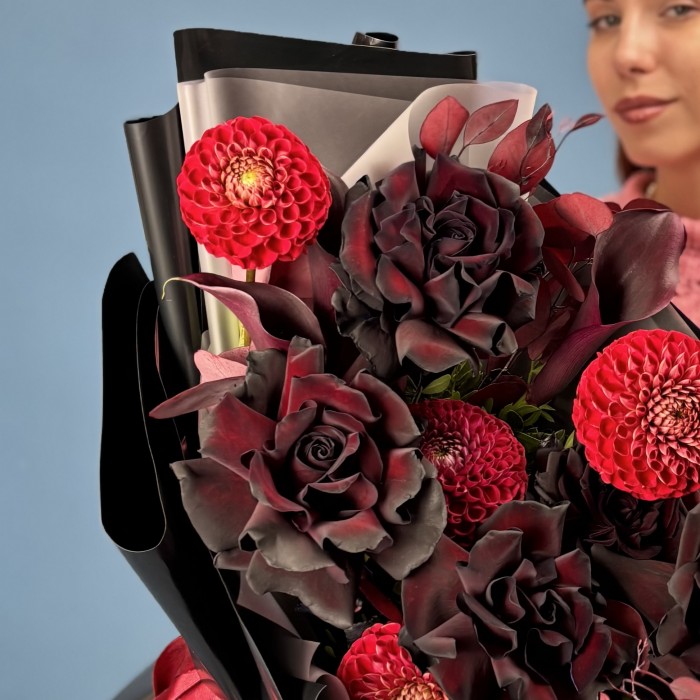 Авторский букет женщина вамп