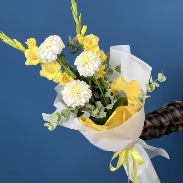 Букет в школу Солнечные лучи