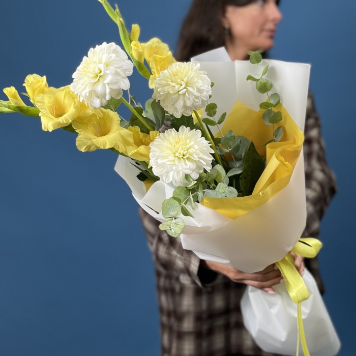 Букет в школу Солнечные лучи