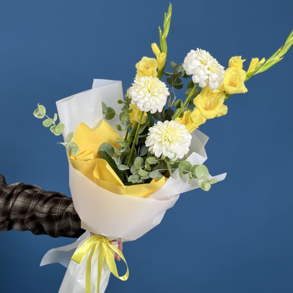 Букет в школу Солнечные лучи