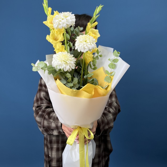 Букет в школу Солнечные лучи