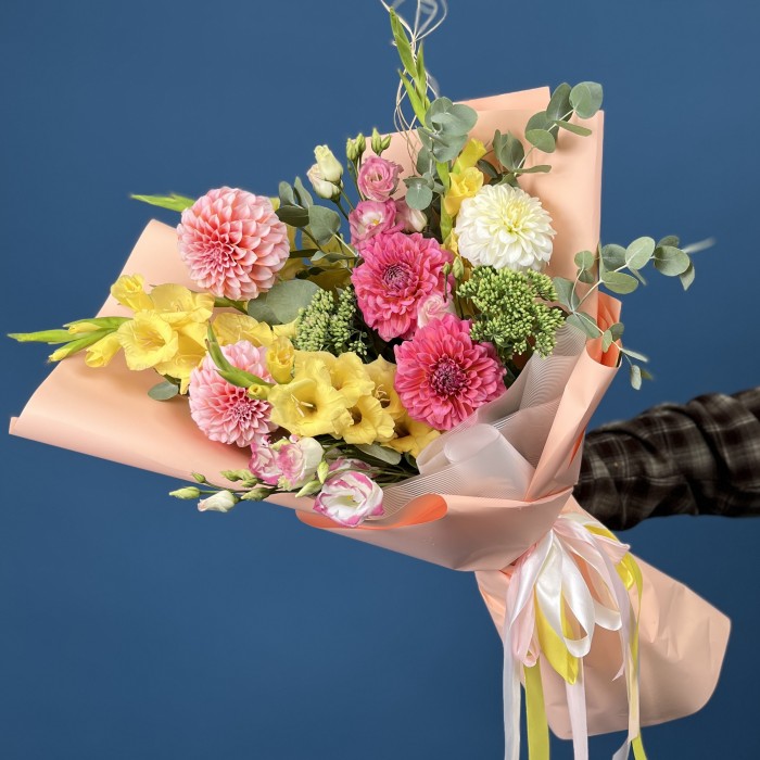 Сборный букет нежная Фантазия