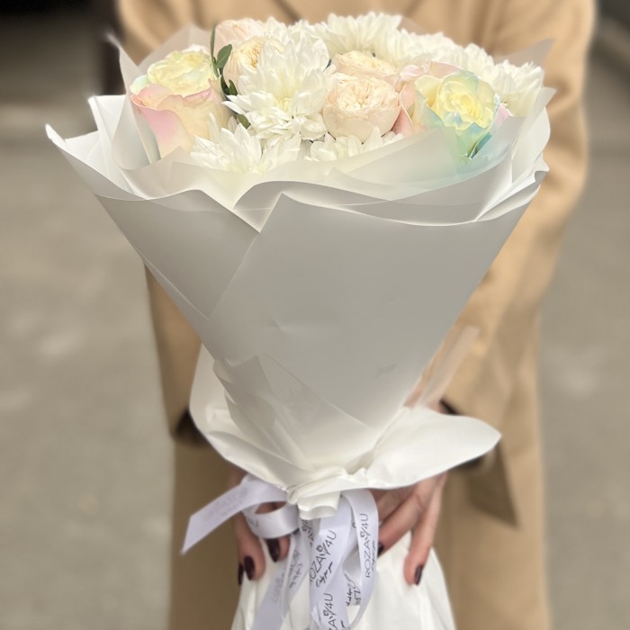 Букет с розами на день рождения дочки