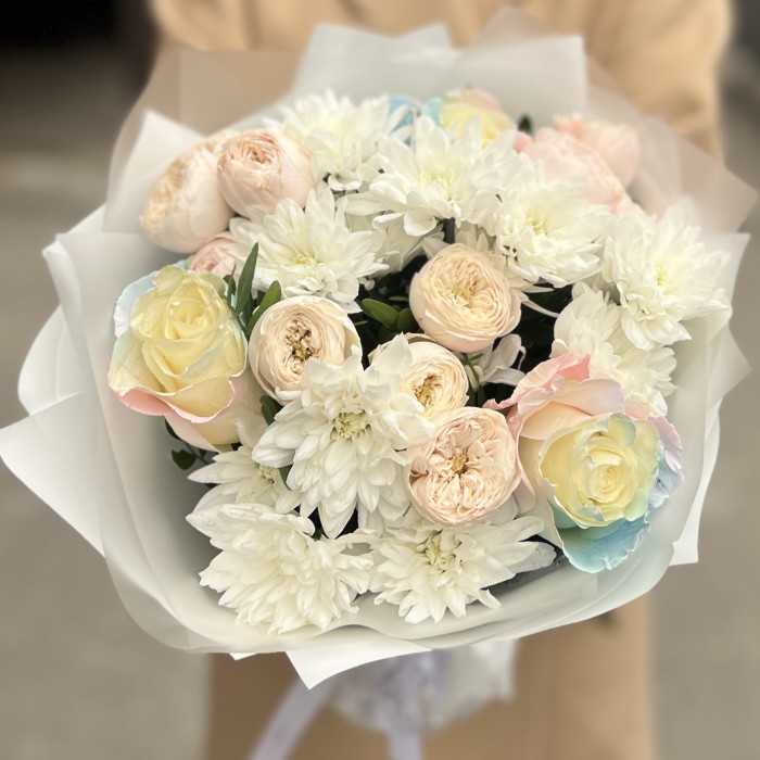 Букет с розами на день рождения дочки