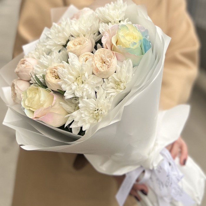 Букет с розами на день рождения дочки