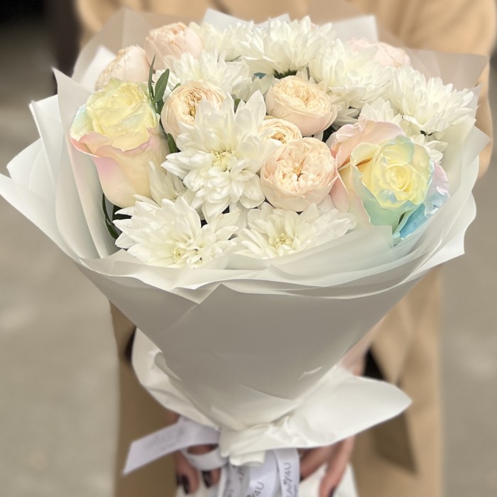 Букет с розами на день рождения дочки