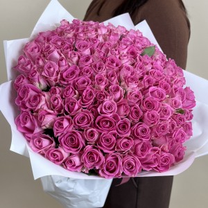 151 розовая роза Аква 40 см