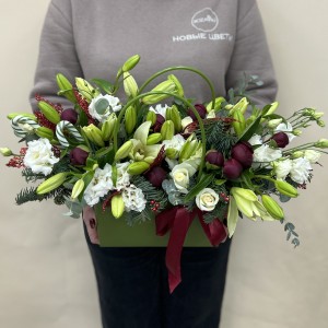 Букет дня в коробке Летняя Фантазия