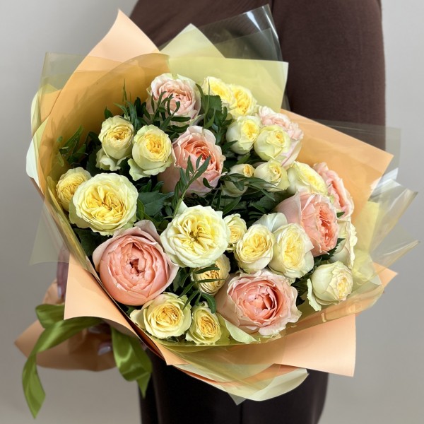 Букет из роз Солнечный День