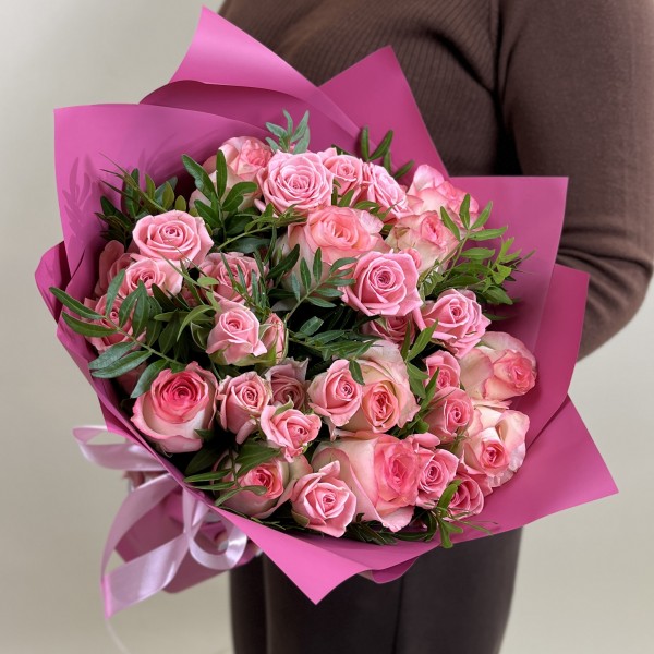 Букет из роз Розовая Сказка