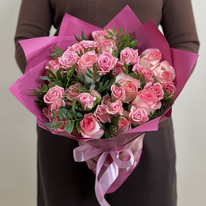 Букет из роз Розовая Сказка