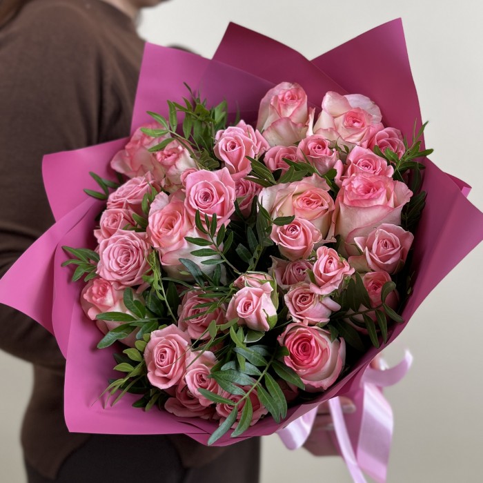 Букет из роз Розовая Сказка