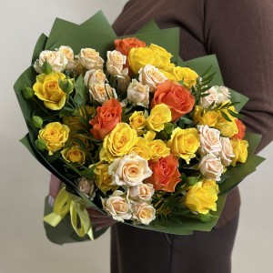 Букет из роз Яркие Мечты