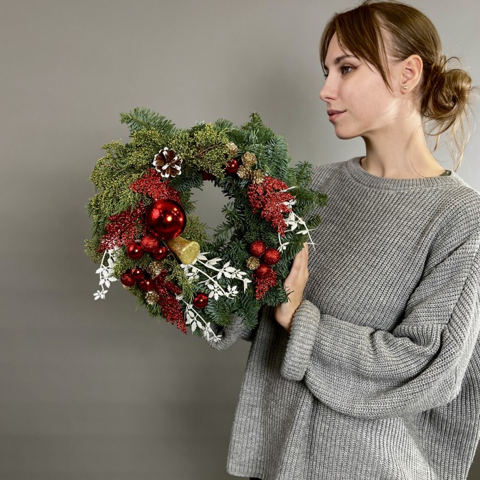 Рождественский венок Зимняя сказка