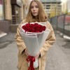 19 красных роз Эвер ред 60 см