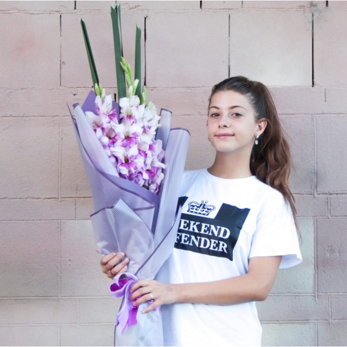 Букет гладиолусов